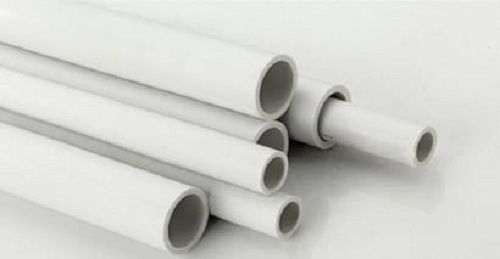 White Crack-Resistant Heavy-Duty Round Upvc Plumbing Conduit Pipes For Construction, 5-7Foot Application: Construction