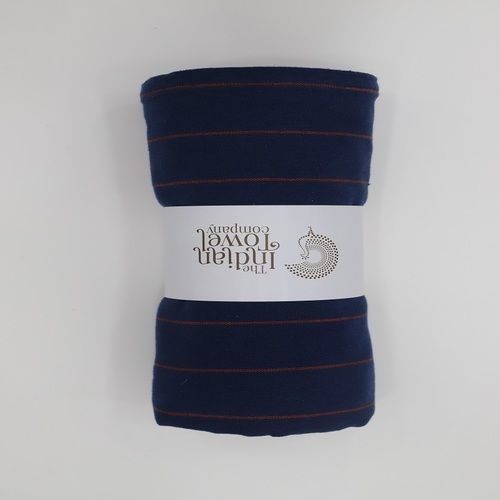 The Indian Towel Company 100% Cotton Navy Blue Kids Blanket