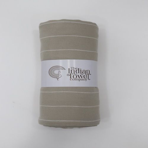 The Indian Towel Company 100% Cotton Sierra Taupe Kids Blanket