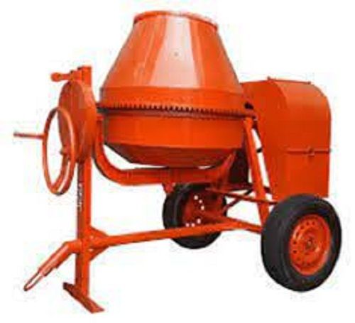 220-380 Voltage Orange Color Jk Smooth Surface Manual Concrete Cement Mixer Machine Capacity: 140 Liter/Day