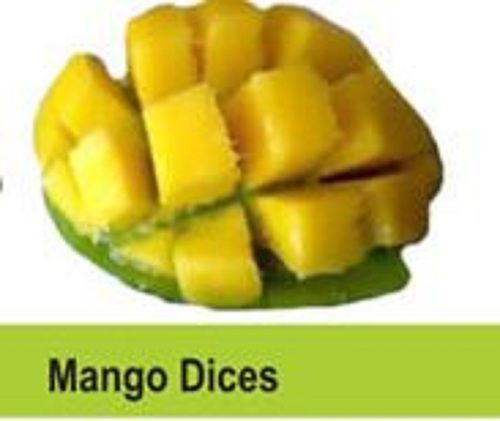 Organic 6X6, 10X10, 15X15 Mm Fresh Bright Yellow Iqf Frozen Mango Dices