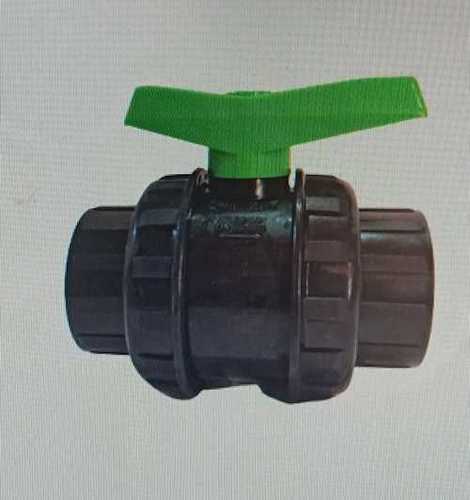 Black And Green Colour Pvc Union Valve For Water, 15Mm To 110Mm Application: Water Fitting