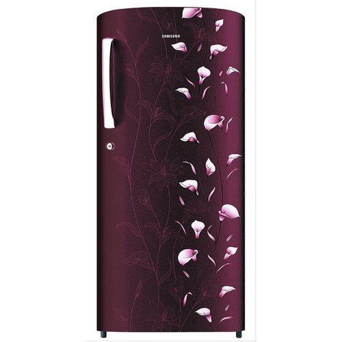 Voilet Domestic Use Single Door Printed Color 5 Star Samsung Electrical Refrigerator, 240V Voltage