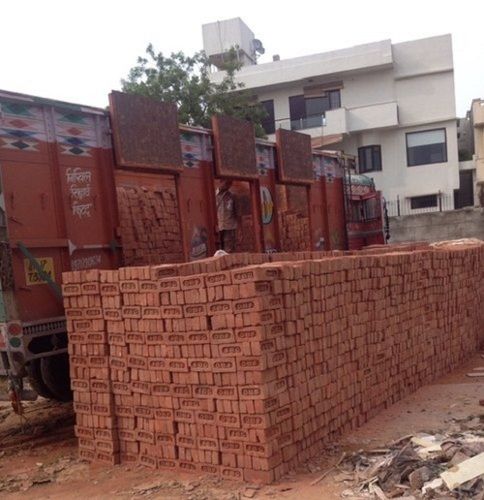 Eco Friendly Rectangular DBF Unbreakable Red Clay Bricks For Construction