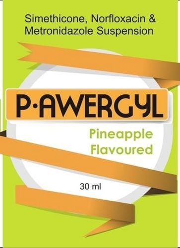 P-Awergyl Simethicone, Norfloxacin And Metronidazole Pineapple Flavor Oral Suspension
