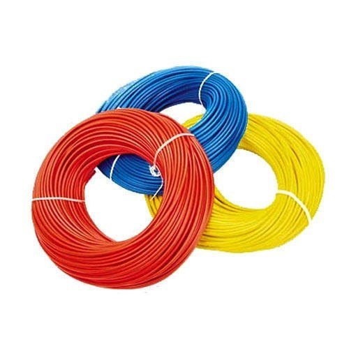 High Voltage Copper Electric Cable - 91.44m Length, 14.2cm Round Solid Core | PVC Insulation, Multi-Color Jacket, 5-Year Warranty