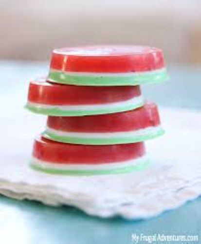 Red Refreshing Herbal Watermelon Bath Soap Suitable For All Skin Types