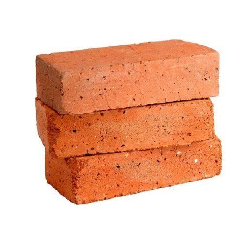 Strong And Durable Rectangular Shaped 3-6Inch Red Clay Brick For Construction Porosity: Solid