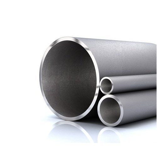 Round Weather Resistance Ruggedly Constructed Silver Stainless Steel 310 Seamless Pipe (1/2 Inch)