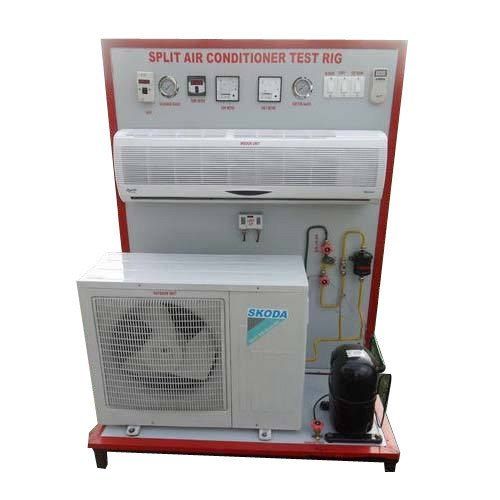 White Single Phase Mild Steel 220 To 240 Volts Air Conditioning Test Rig, 260-300kg Weight 