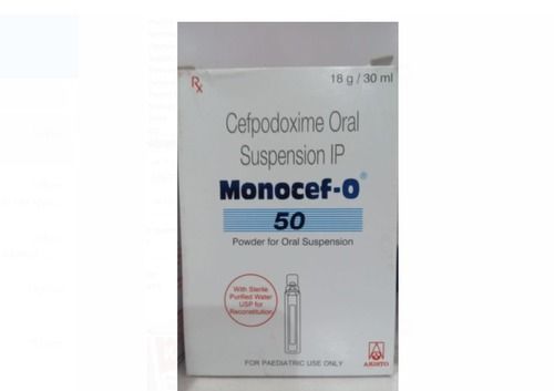 30Ml सेफ्पोडॉक्सिम ओरल सस्पेंशन Ip Monocef-O पाउडर शेल्फ लाइफ: 1 वर्ष 