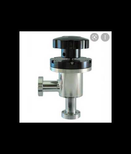 Black And Silver Colour Steel Chrome Surface Solenoid Vacuum Valve Application: Industrial Use