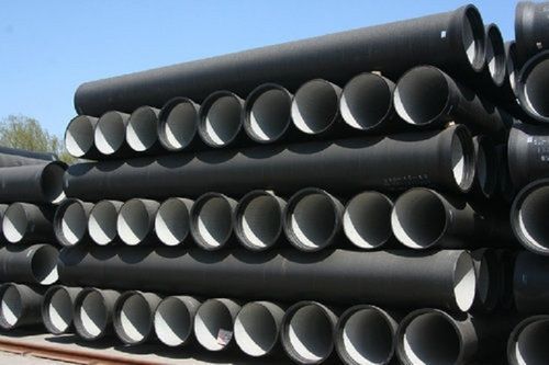 Black Water-Resistant Round Ductile Cast Iron Pipe For Industrial Size: Customized