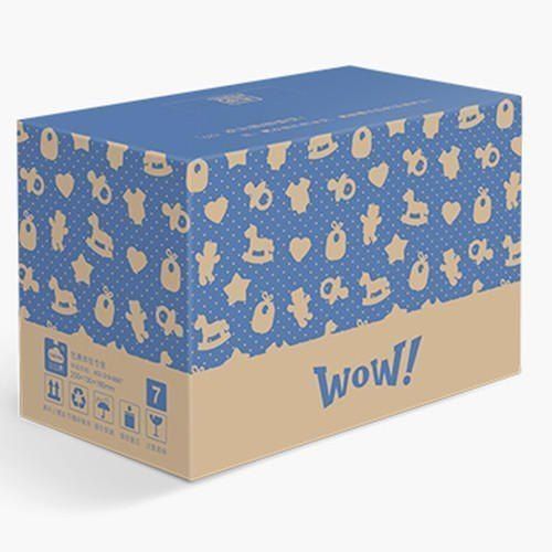 Brown Color Rectangular Shape Printed Pattern Corrugated Packaging Boxes