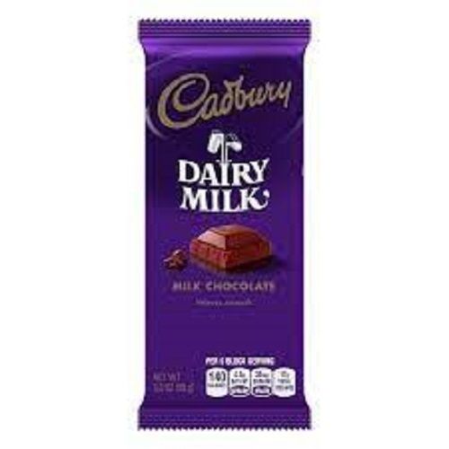 Cadburry Dairy Milk Chocolate With Sweet Taste And Mouth Melted Texture With 14.7 gm Sugar
