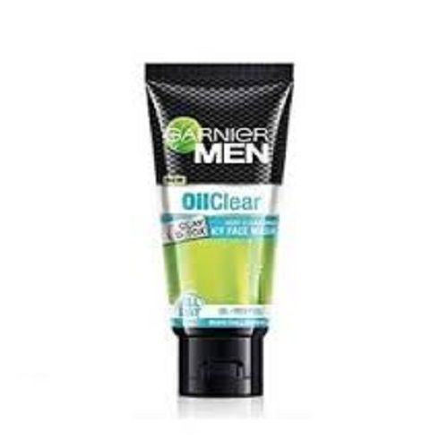 Garnier Oilclear Deep Cleaning Icy Man Face Wash, Oil-Free Feel, 50g
