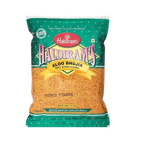 Instant Haldirams Aloo Bhujia Mixture Namkeen, Packaging Size 200 Grams