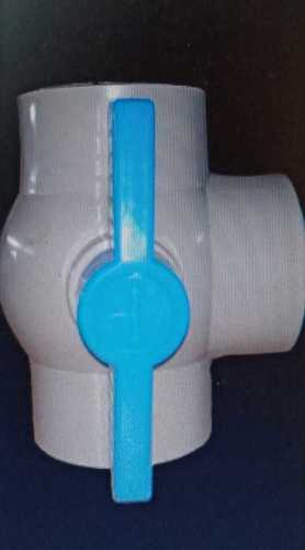 Heavy Duty Leakproof Plastic PVC Ball Valve With Manual Lever