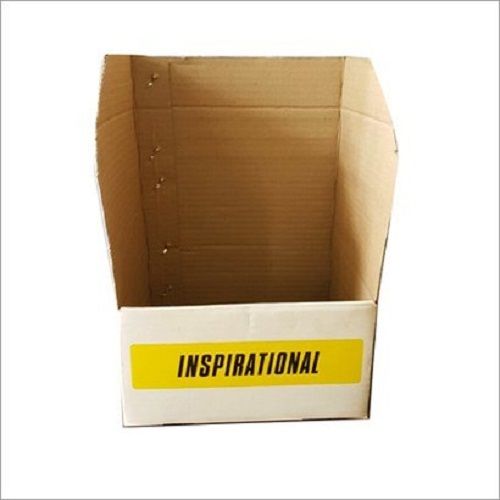 Rectangular Single Wall 3 Ply Multipurpose Kraft Paper Corrugated Packaging Box