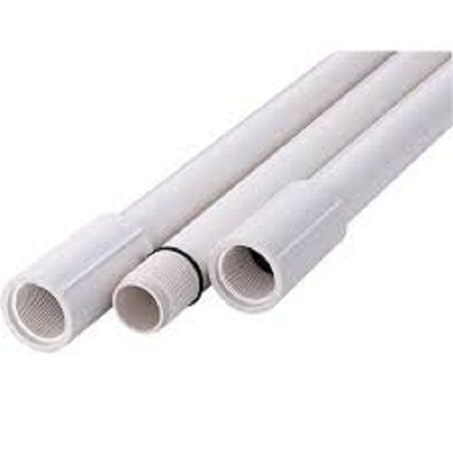 32 Mm Long High Capacity Flexible And Strong White PVC Pipe For Construction, Industrial