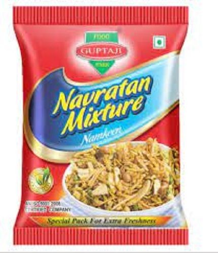 Crispy Crunchy And Spicy Mixture Namkeen Made With Besan, Moong Dal, Peanuts For Snacks