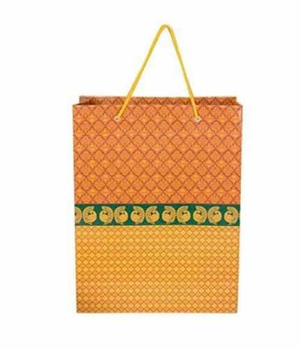 Multicolour Eco Friendly Printed Paper Gift Bag Available In Many Different Colors