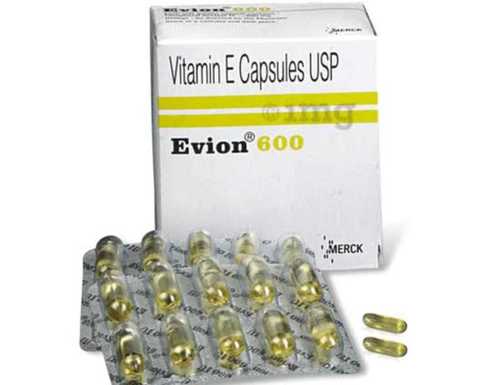 Evion 600 Vitamin E Capsules Usp, 1mg, 10 X10 Capsules, Packaging Box