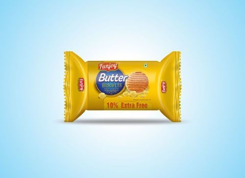 Funjoy Butter Flavor Biscuits 40gm Pack For Home, Party, Meeting, Travel