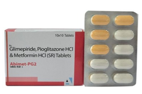 Glimepiride Pioglitazone Hcl Tablet, 10x10 Tablets Blister Pack Cool & Dry Place