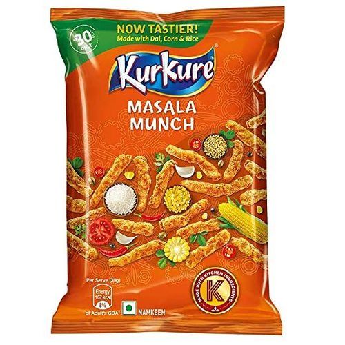 Kurkure Masala Munch Namkeen Best Snacks Pack Size 158 Gram