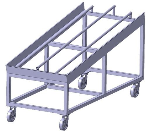 Long Lasting Easy To Operated Moveable Gravity Conveyor With Four Wheels