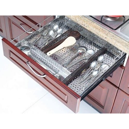 Longer Service Life Appealing Look Easy Installation Stainless Steel Brown Modular Kitchen Cabinet 120 