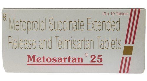 Stainless Steel Metoprolol Succinate Extended Telmisartan Tablets