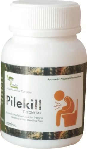 Pilekill Ayurvedic Tablets For Hemorrhoid Piles Cool & Dry Place