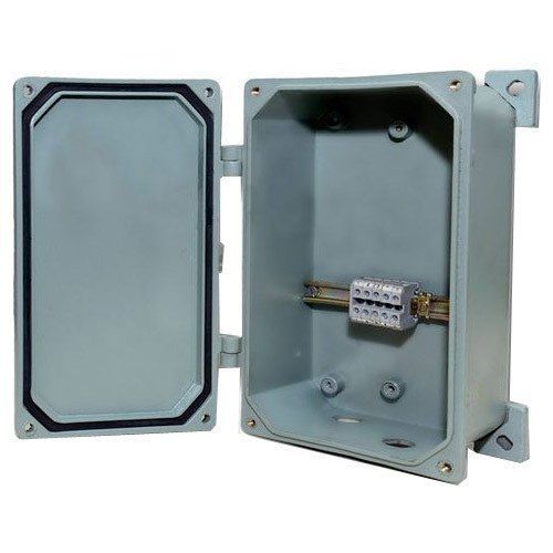 Grey Rectangular Shape And Gray Color Stainless Steel Junction Box