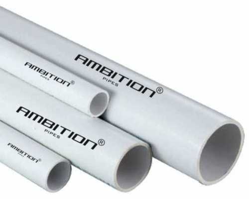 White Leakproof Polyvinyl Chloride (PVC) Pipe For Plumbing Fitting