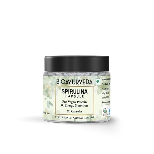 100% Herbal Spirulina Dietary Supplement Capsule For Vegan Protein And Energy Efficacy: Promote Nutrition