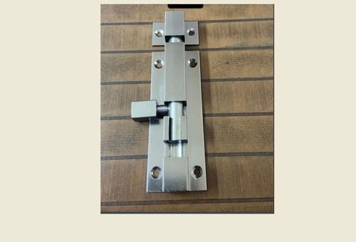 12Mm Stainless Steel Chrome Finished Square Tower Bolt For Doors  Standard: Yes