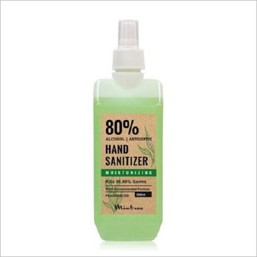 80% Alcohol Antiseptic Hand Sanitizer Moisturizing, Kills 99.99% Germs, 500ml