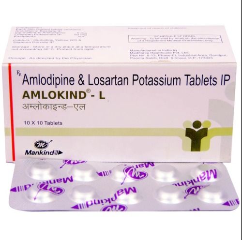 Amlokind L, Amlodipine & Losartan Potassium Tablets For High Blood Pressure Treatment