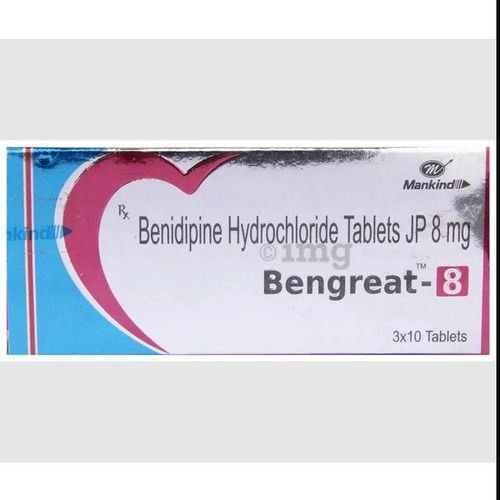 Bengreat-8 Benidipine Hydrochloride Tablets Jp 8 Mg For High Blood Pressure Treatment Generic Drugs