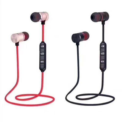 Black Color Magnet Bluetooth Earphone With Volume Adjusting Buttons Design: Bar