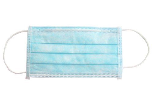 Blue Color And Disposable Type 2 Ply Face Mask With Elastic Ear Loops