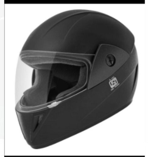 Comfortable Black Color Full Face Motorcycle Abs Plastic Helmet, 700g Weight