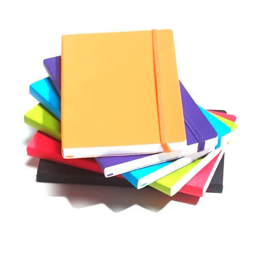  ले जाने में आसान रंगीन कवर आयताकार आकार की नोटबुक डायरी (7x9.5 इंच) 