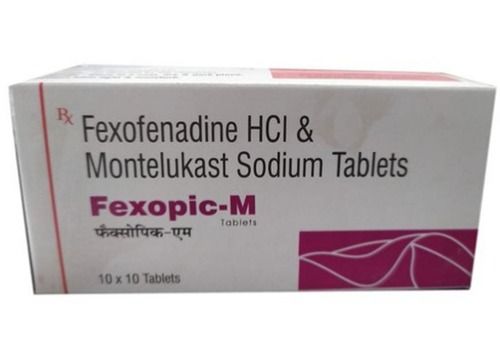 Fexofenadine HCL Montelukast Sodium Tablets, 10x10 Tablets Blister