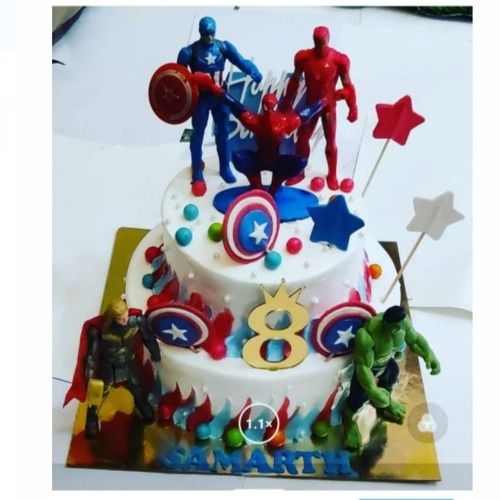 Order Avengers & Marvel Theme Cake Online | CakenBake Noida