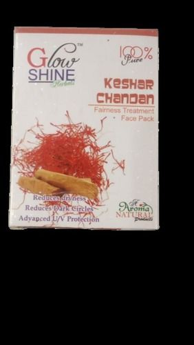 Uv Blocking Glow And Shine 100% Pure Reduces Dryness Keshar Chandan Face Pack