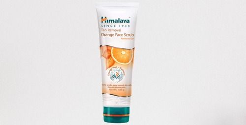 Himalaya Tan Removal Orange Face Scrub, 100 G Pack With Soap Free Formula