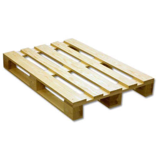 Industrial Fumigated Wood Pallets - Color: Natural